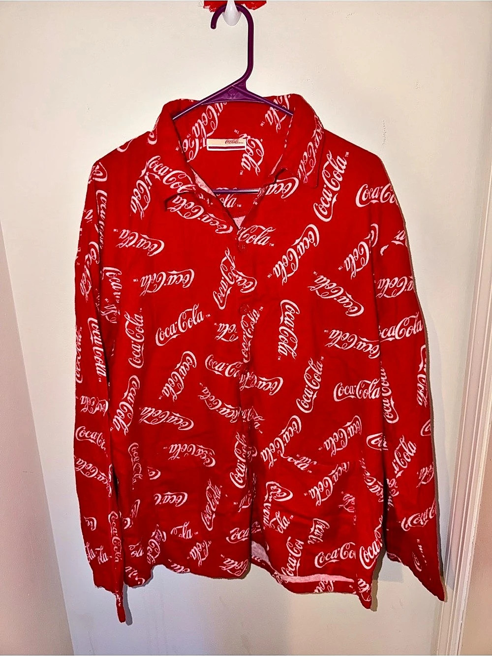 Coca-Cola Print button front Shirt